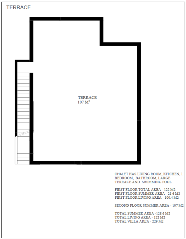 Santorini villa floor plan 2